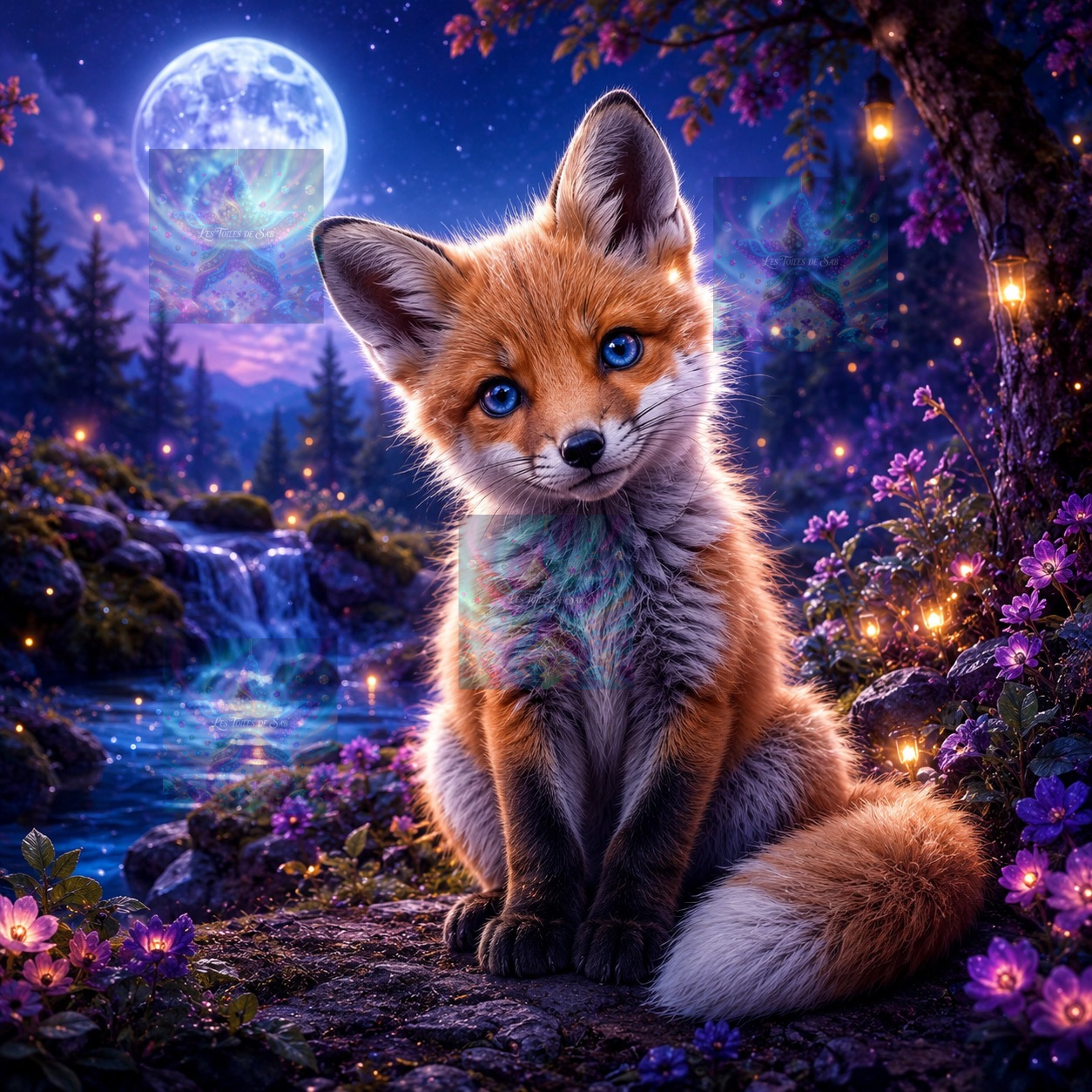 Renard de la Lune Bleue