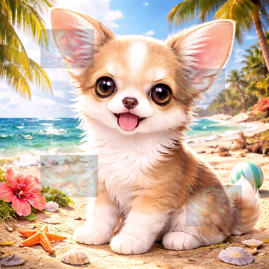 Chiot des Vacances Heureuses