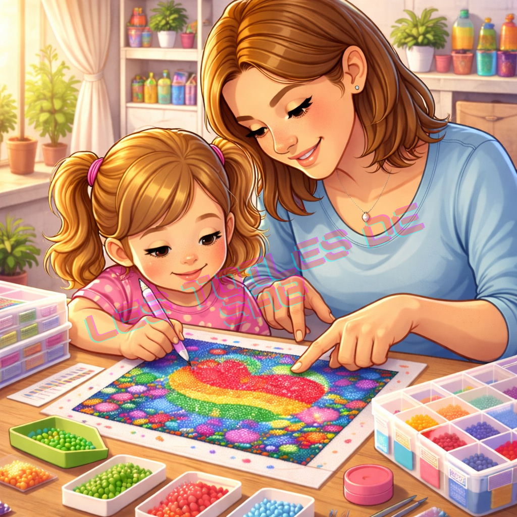 Main dans la main, cœur en couleurs