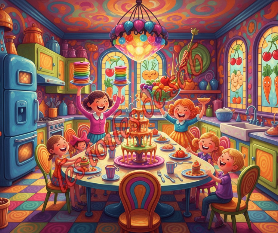 les petits gourmands du royaume des couleurs