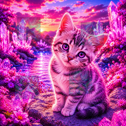 Chaton du Crépuscule Rose