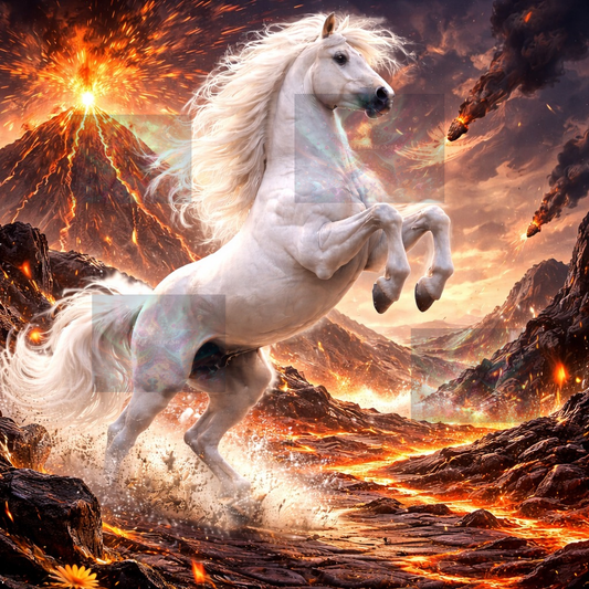 Le Destrier du Feu Éternel