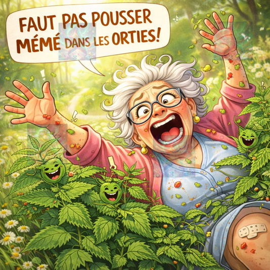 Mémé vs les Orties