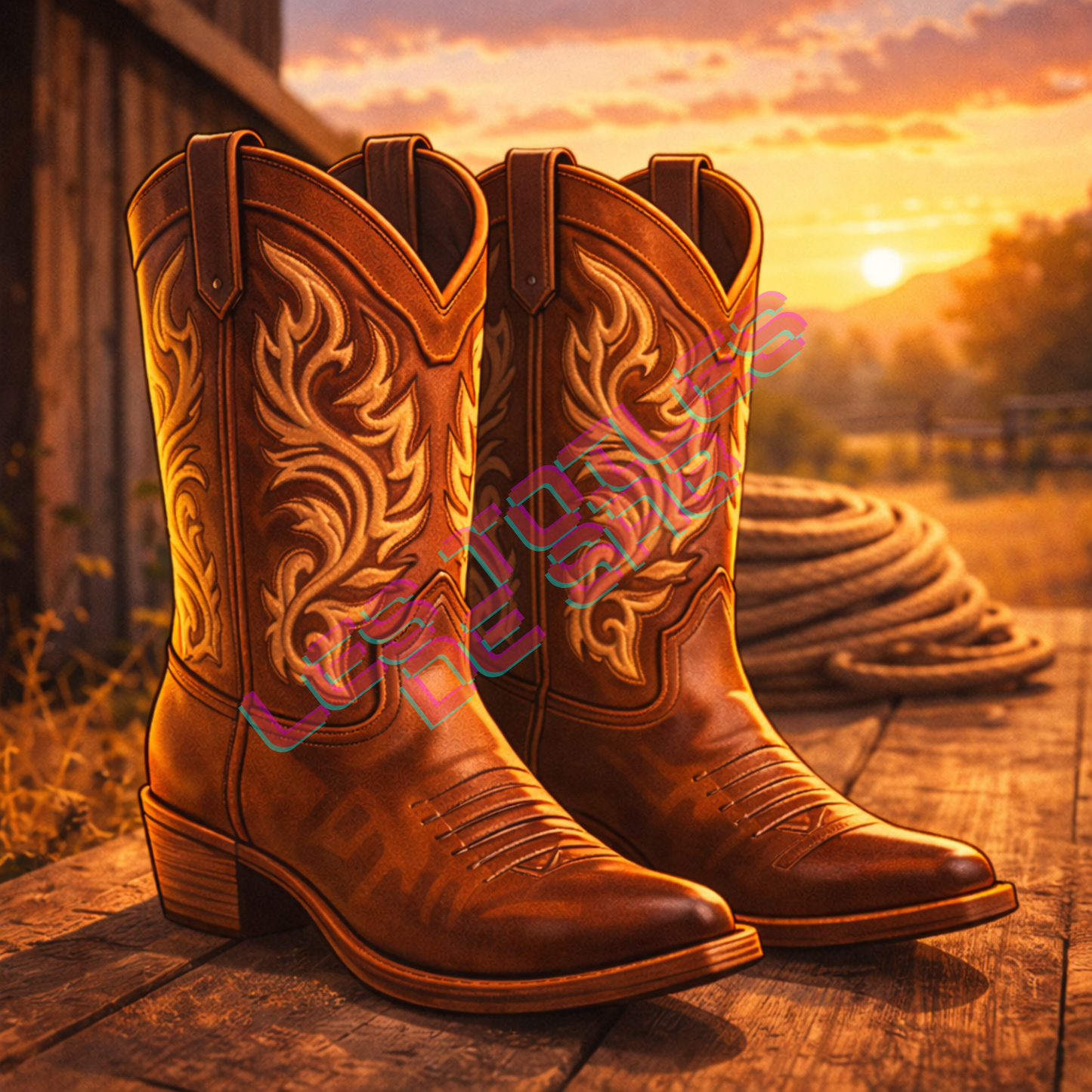 bottes du far west