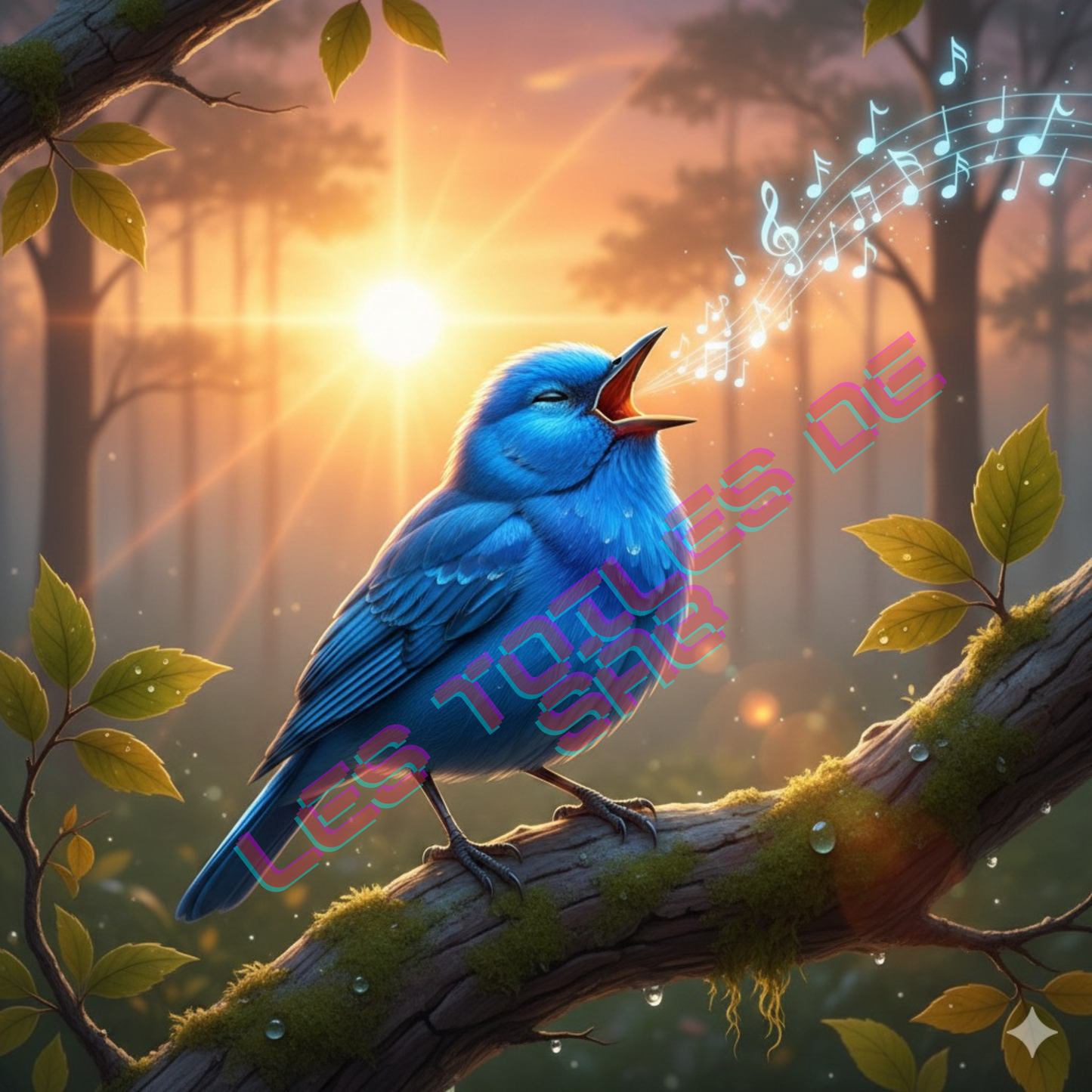 quand l'oiseau réveil la lumière