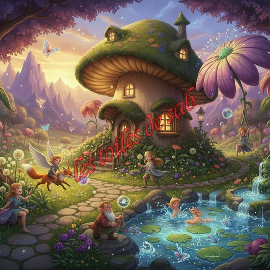 la maison champignon magique