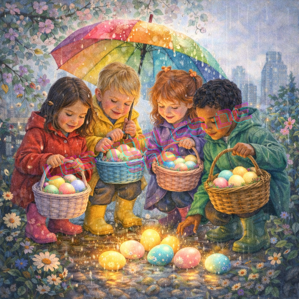 Les Œufs de Lumière sous la Pluie d’Avril