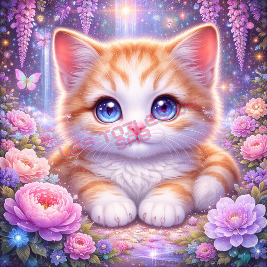 Le chaton des étoiles enchantées