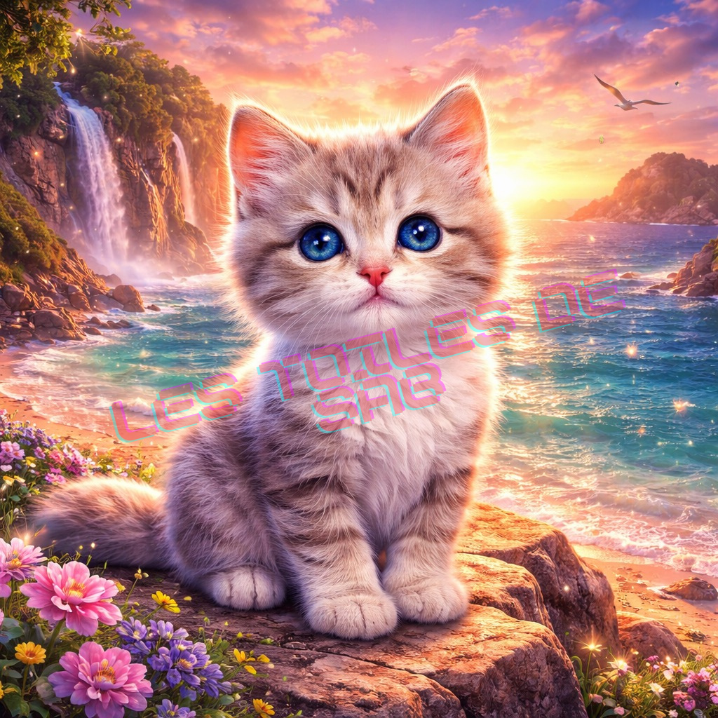 Le chaton du coucher enchanté