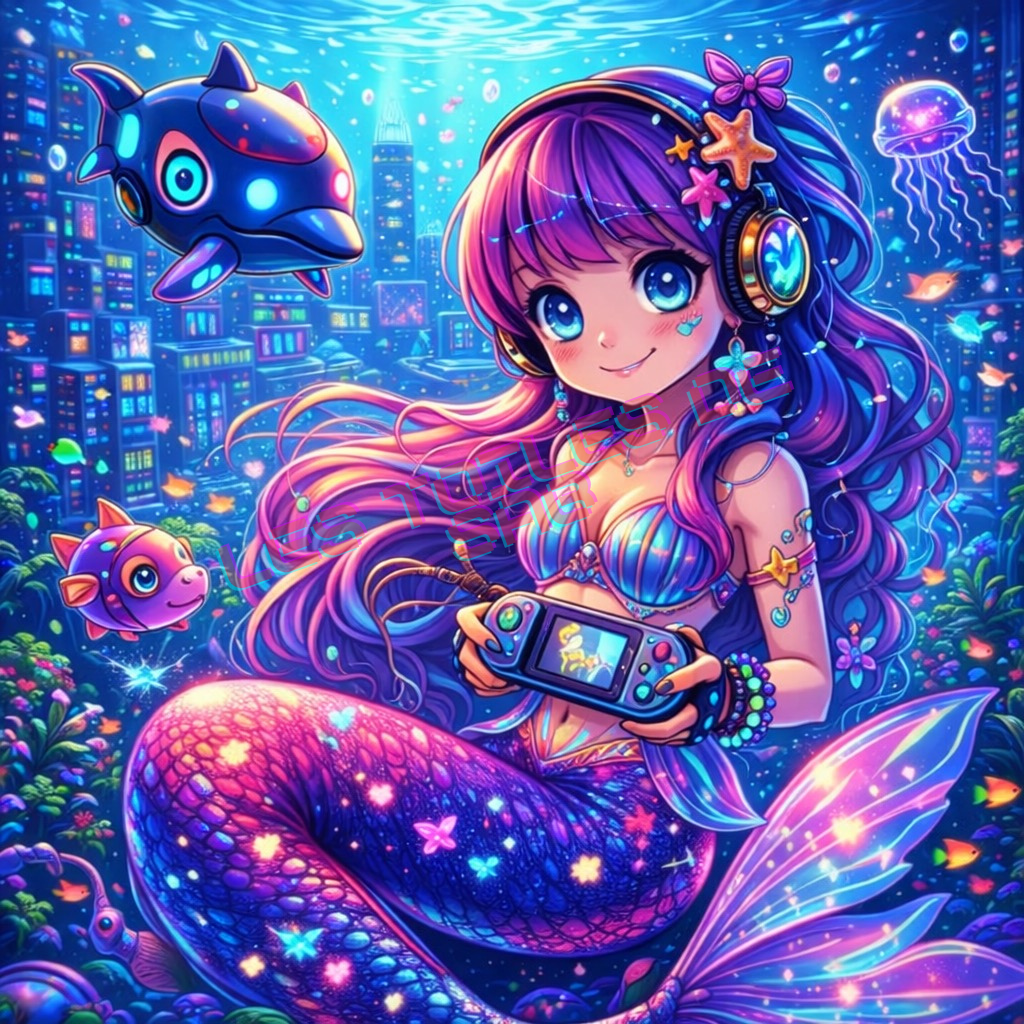 Marina Pixel, Sirène des Océans Numériques