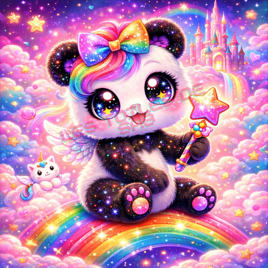 Panda Arc-en-Ciel des Rêves Magiques