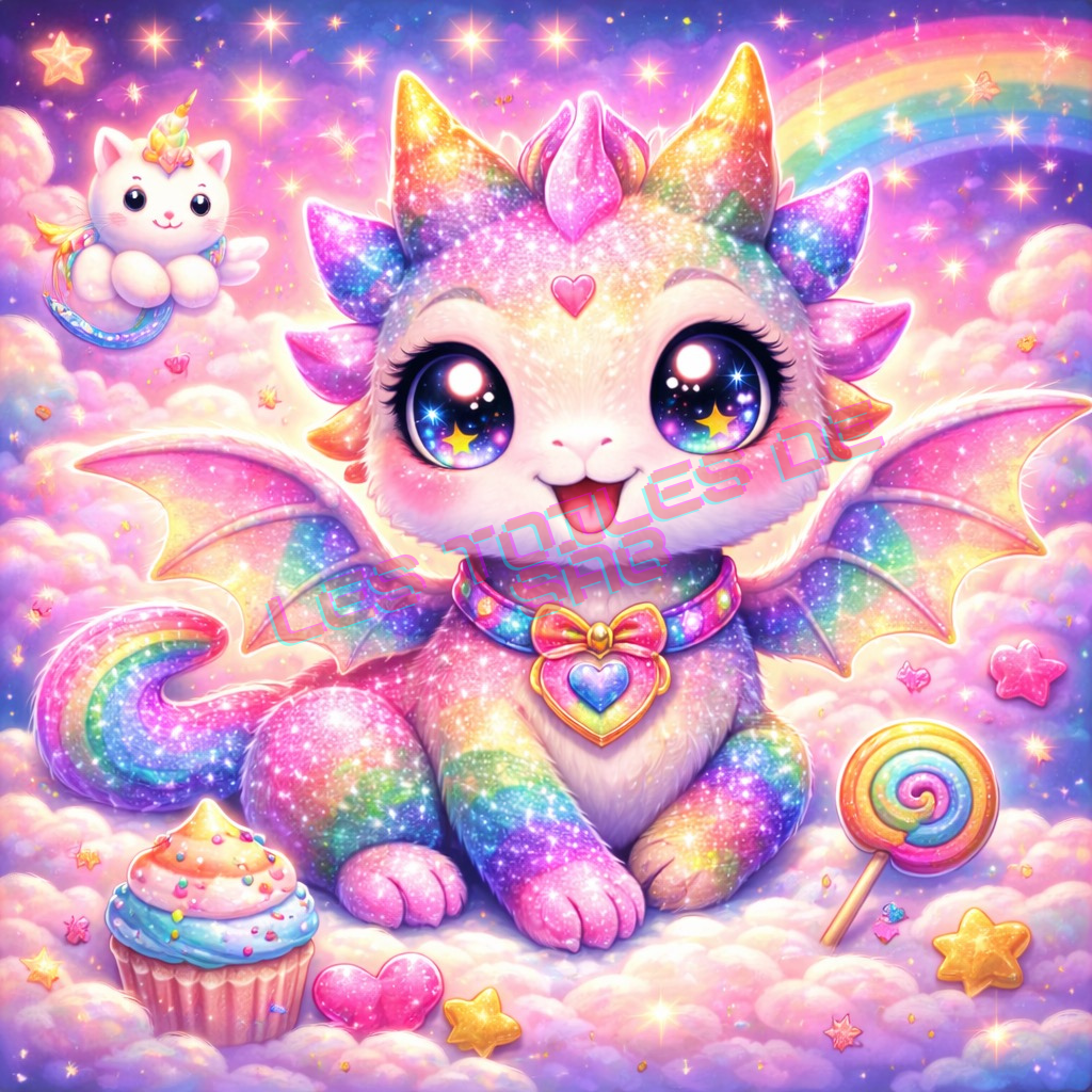 Candy, le Dragon des Nuages Magiques