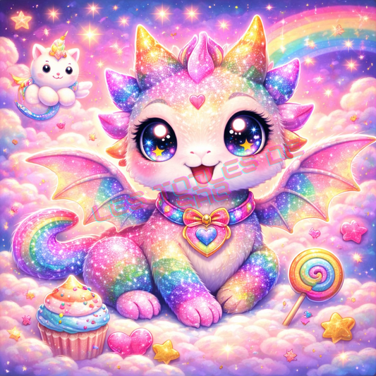 Candy, le Dragon des Nuages Magiques